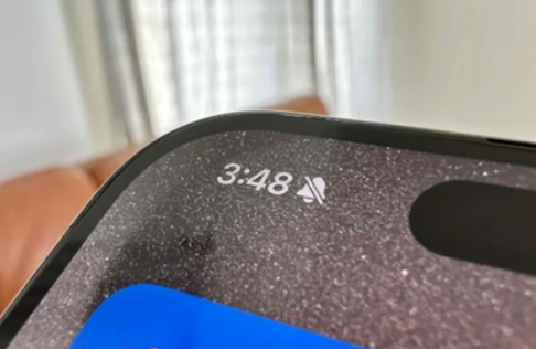 三才镇苹果15pro维修站分享如何隐藏iPhone15Pro上静音铃声图标 