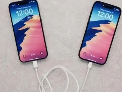 三才镇苹果15维修店分享iPhone15可以给安卓充电吗 